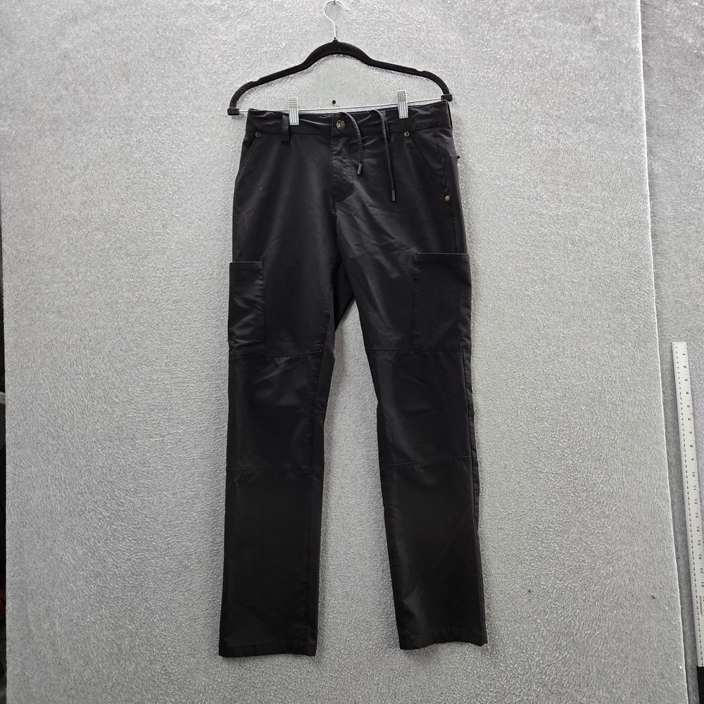 Jaanuu Men  Scrub Pants XS Black Tailored‎ Cargo J85004 Zipper
